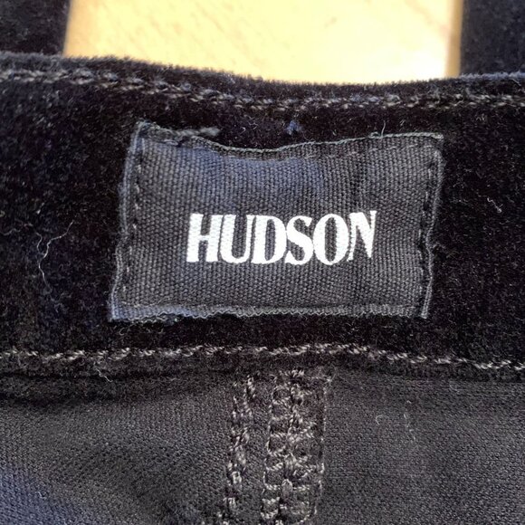 Hudson High Waist Barbara Super Skinny Ankle Pants Size 25 Black - Picture 4 of 5
